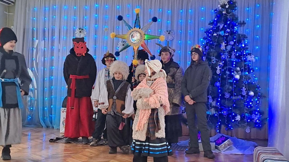 Святкування Різдва Христового у родині Спасу
