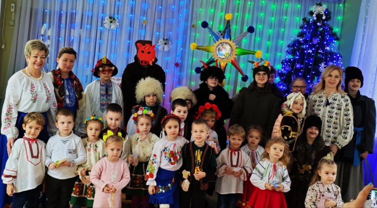 Святкування Різдва Христового у родині Спасу