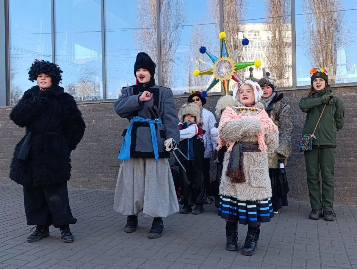 Святкування Різдва Христового у родині Спасу