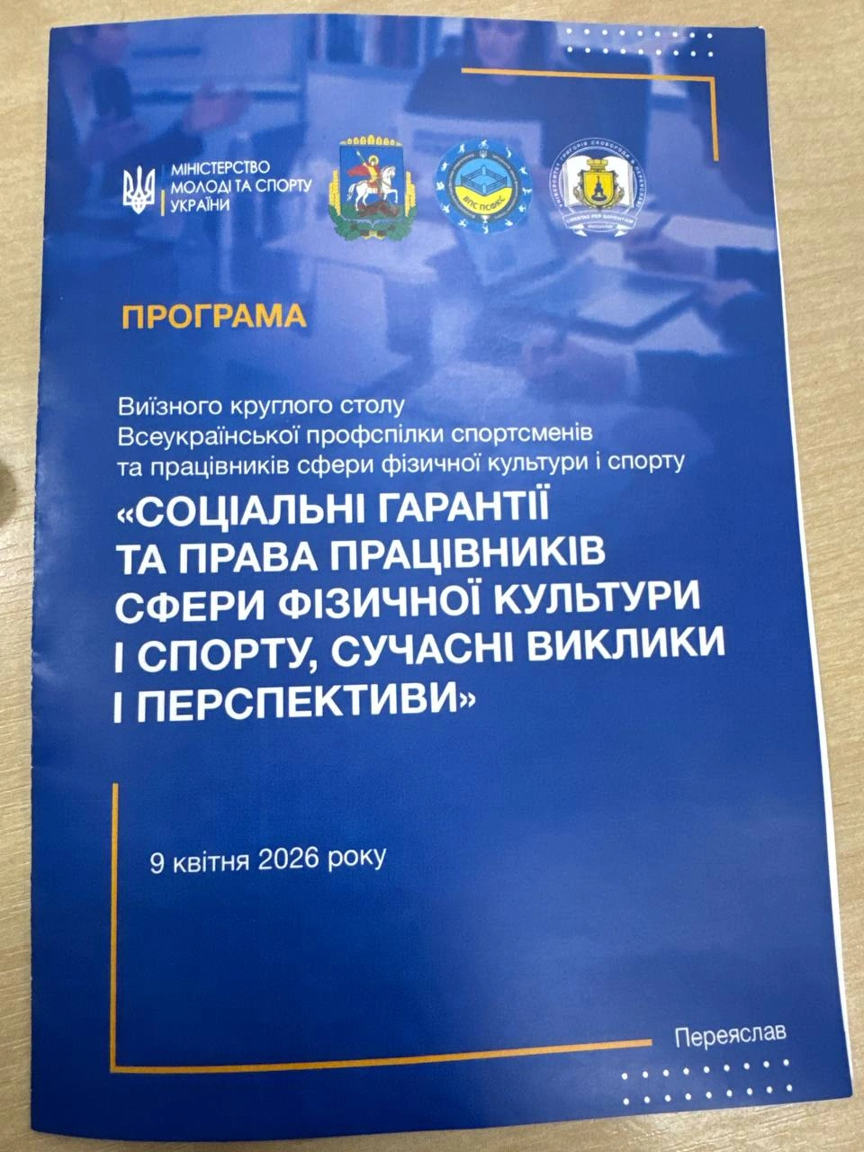 Президент Всеукраїнської федерації &laquo;Спас&raquo; виступив на круглому столі &laquo;Соціальні гарантії та права працівників сфери фізичної культури і спорту сучасні виклики і перспективи&raquo;
